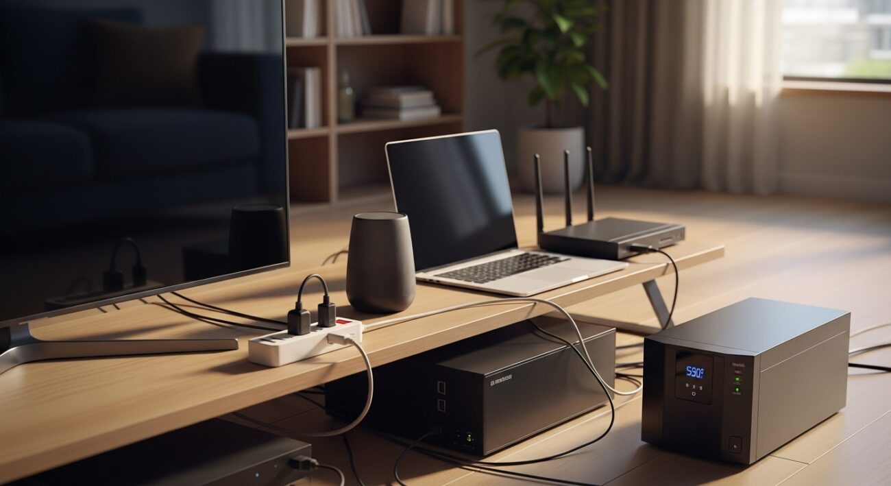 Listwy zasilające i UPS w mieszkaniu - jak zabezpieczyć elektronikę przed skokami napięcia?