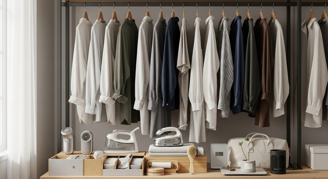Minimalistyczna szafa w praktyce - gadżety, które ułatwiają życie na co dzień