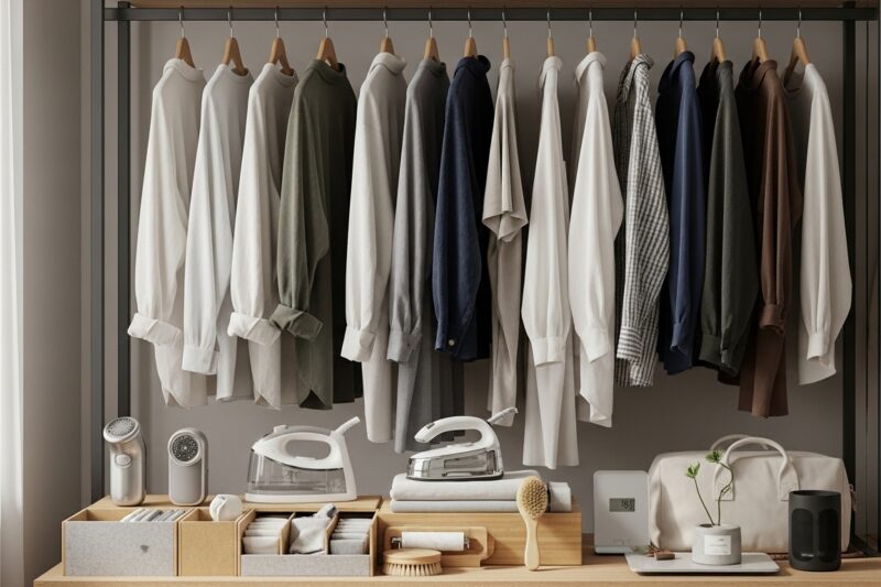 Minimalistyczna szafa w praktyce – gadżety, które ułatwiają życie na co dzień