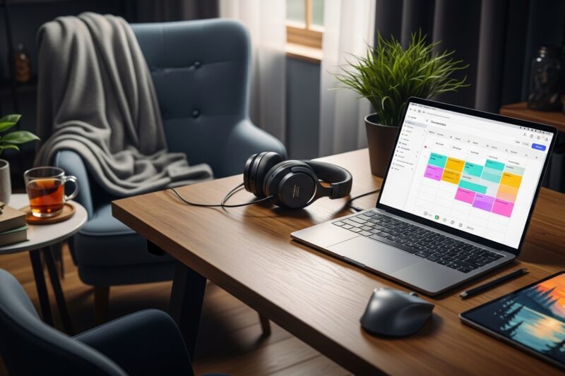 Plan dnia w trybie home office - jak technologia może pomóc utrzymać rytm pracy i odpoczynku?