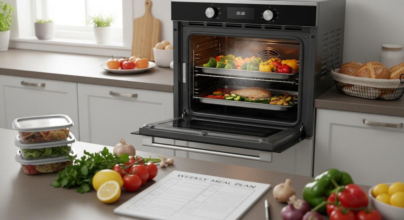 Plan gotowania na cały tydzień z piekarnikiem parowym - proste przepisy dla zapracowanych?