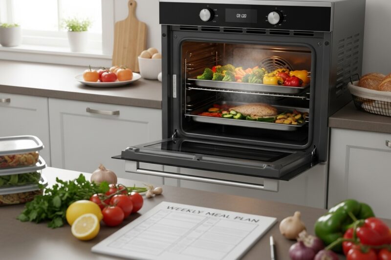 Plan gotowania na cały tydzień z piekarnikiem parowym – proste przepisy dla zapracowanych?