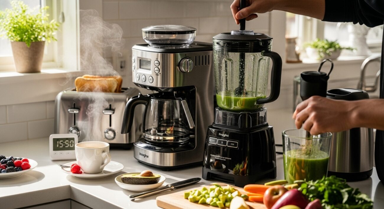 Poranna rutyna w kuchni - jak małe AGD może skrócić przygotowania o 30 minut?