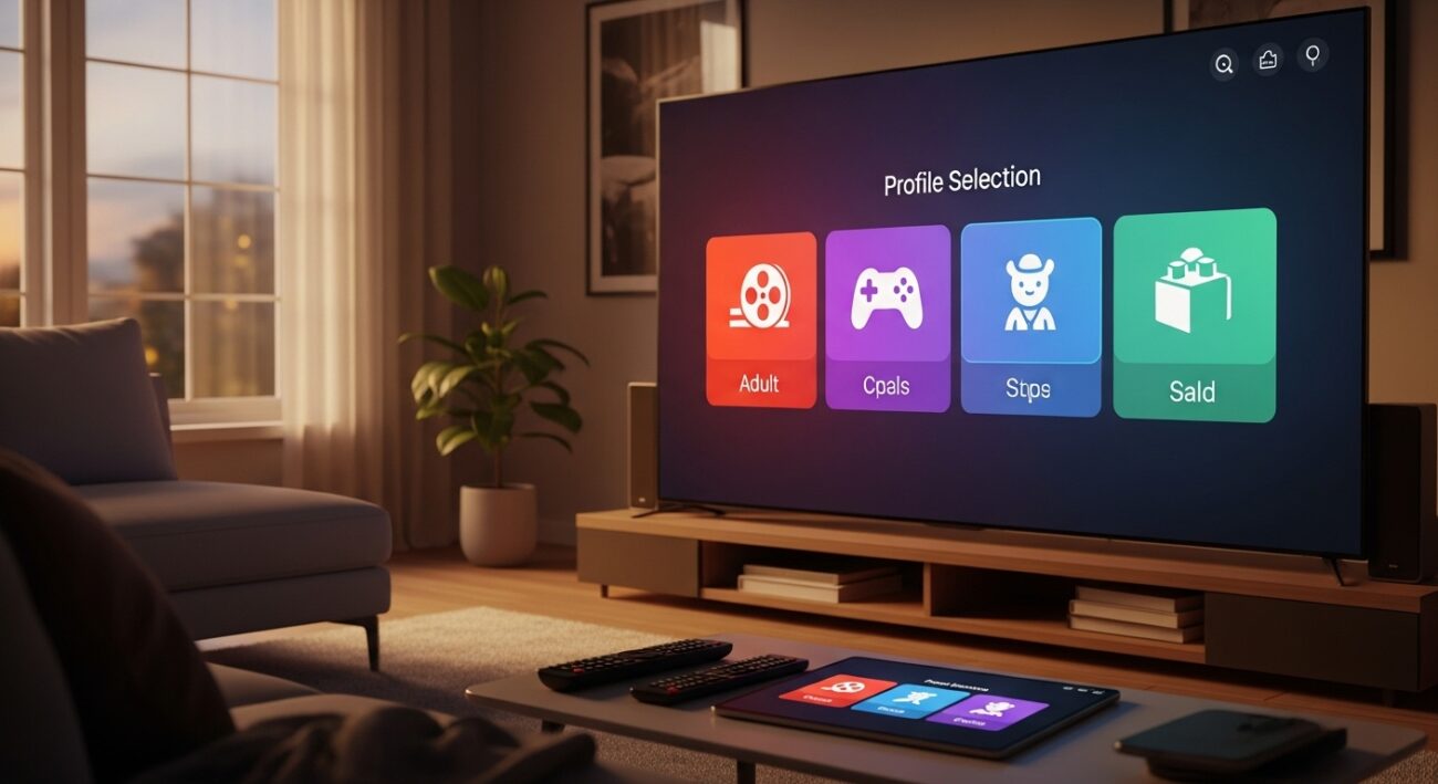 Smart TV w domu rodzinnym - jak poukładać profile i aplikacje dla dzieci i dorosłych?