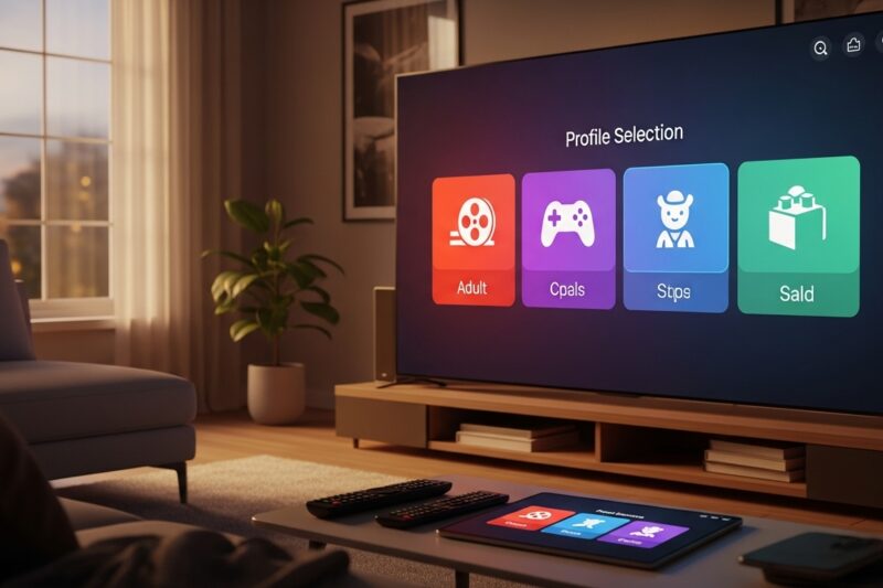 Smart TV w domu rodzinnym - jak poukładać profile i aplikacje dla dzieci i dorosłych?