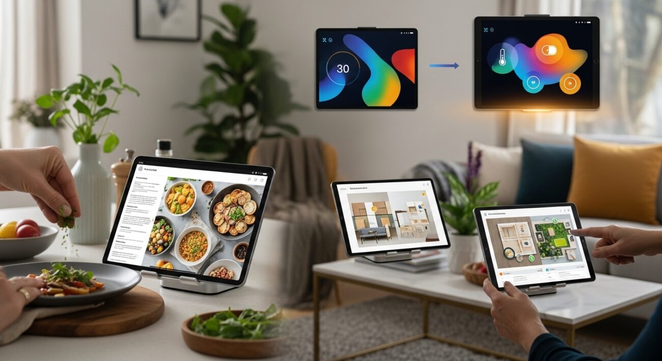 Tablet w domu - sprytne zastosowania, o których często nie myślimy