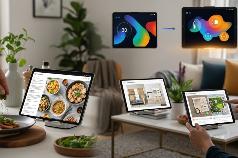 Tablet w domu - sprytne zastosowania, o których często nie myślimy