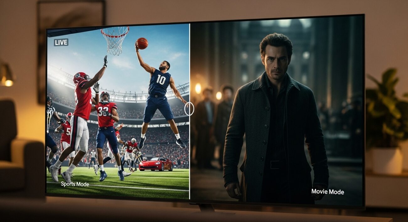 Tryby obrazu w telewizorach - które ustawienia sprawdzają się do sportu, a które do filmów?