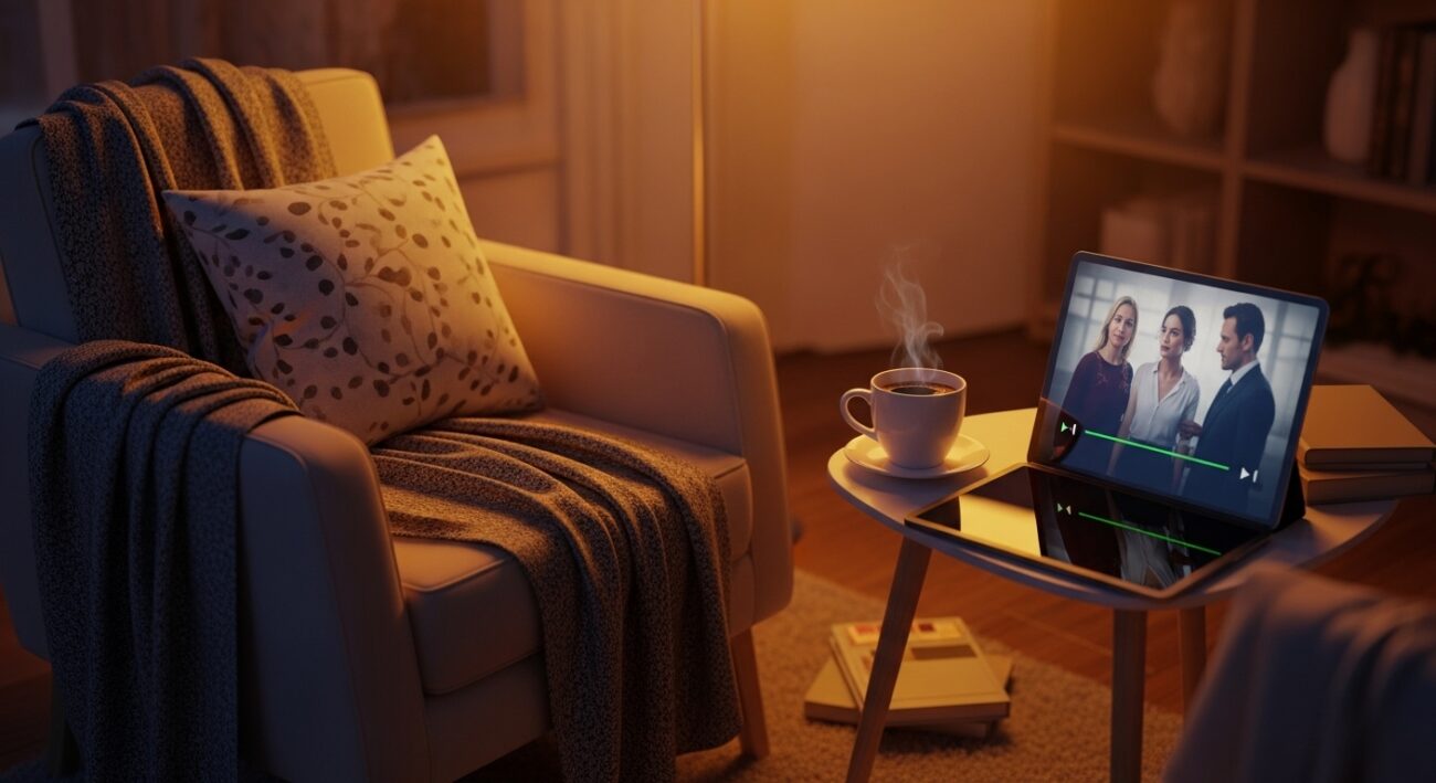 Wieczorny rytuał z ulubioną kawą i serialem - jak zbudować swój domowy kącik relaksu?