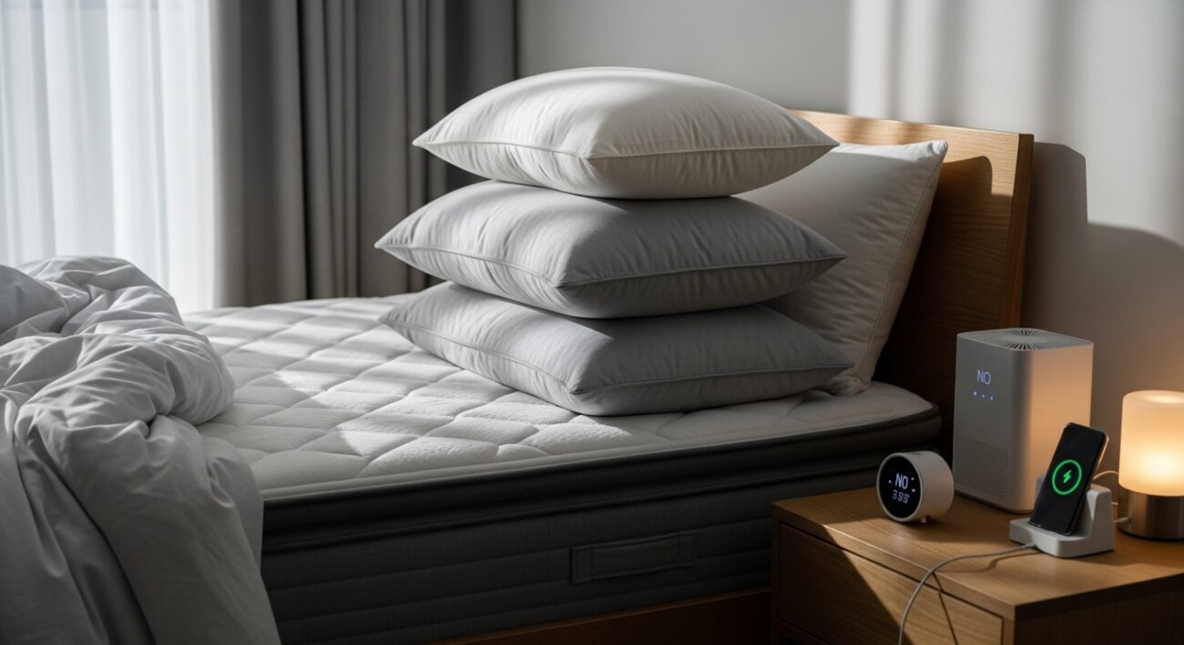 Zdrowy sen w mieszkaniu - jak połączyć materac, poduszki i elektronikę sypialnianą?
