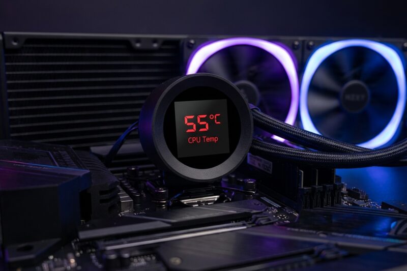 Test Chłodzenie wodne NZXT Kraken Plus 240 RGB [TEST] ⭐️ Widowiskowy ekran i cisza