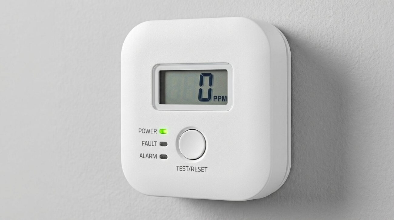 Test Czujnik czadu Nedis DTCTCO40WT [TEST] ⭐️ Czytelny ekran i 10 lat spokoju