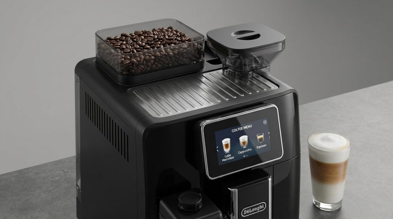 Test Ekspres do kawy DeLonghi Rivelia EXAM 440.55.B [TEST] ⭐️ Rewolucja dla niezdecydowanych