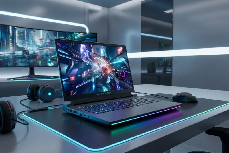 Laptop gamingowy Dell Alienware 16 Aurora [TEST] ⭐️ Futurystyczna bestia z RTX 5060
