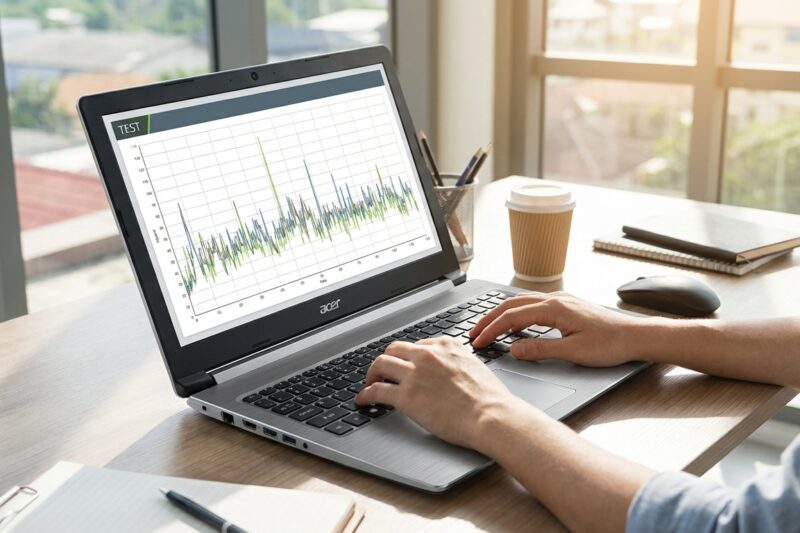 Laptop Acer Aspire 17 A17-51M [TEST] ⭐️ Wielki ekran w rozsądnej cenie