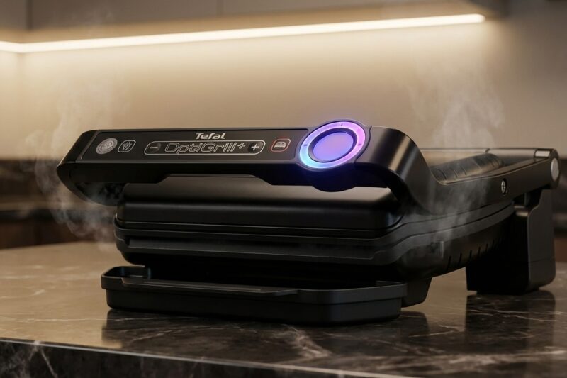 Test Grill elektryczny Tefal GC7128 OptiGrill+ [TEST] ⭐️ Inteligentny sposób na idealne steki