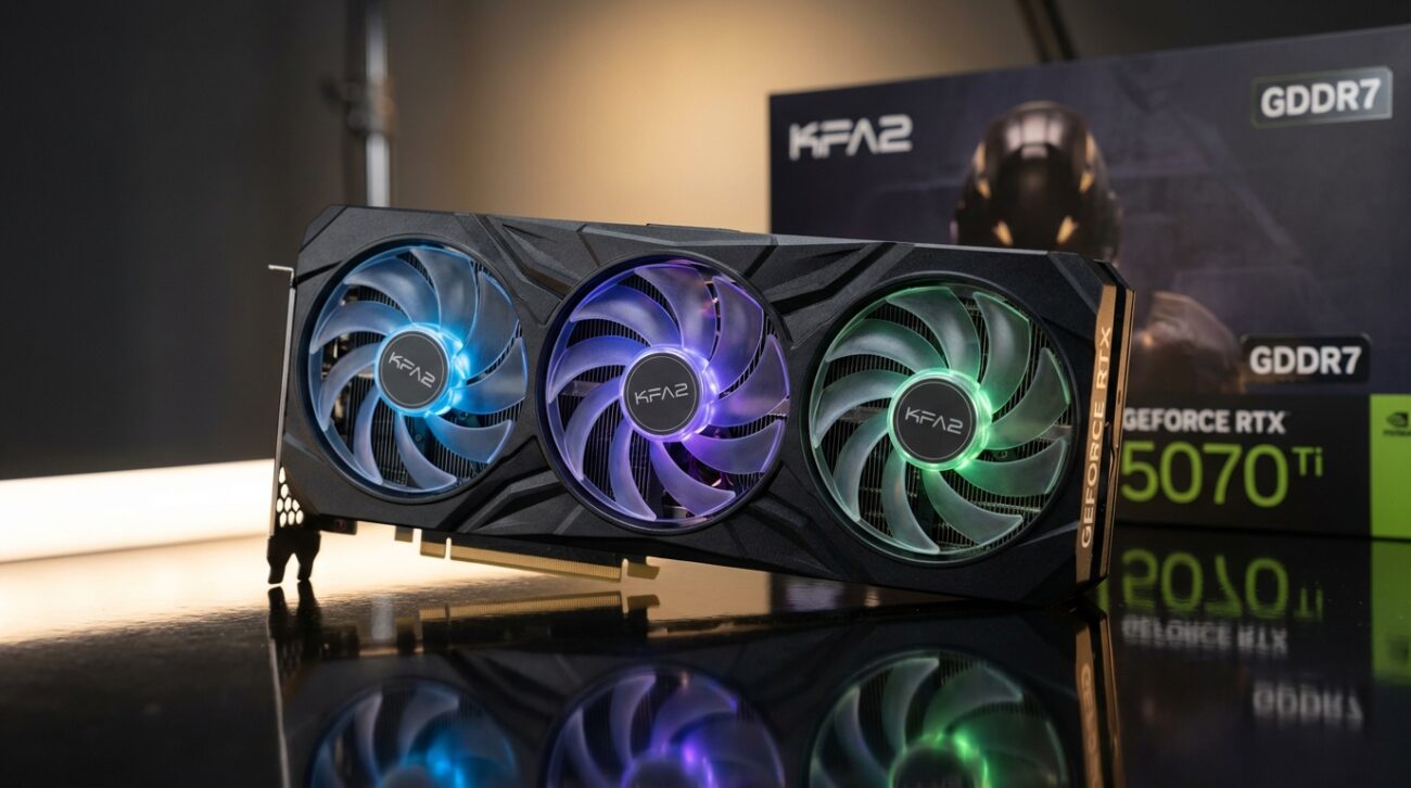 Test Karta graficzna KFA2 GeForce RTX 5070 Ti EX Gamer [TEST] ⭐️ Rewolucja GDDR7 i DLSS 4