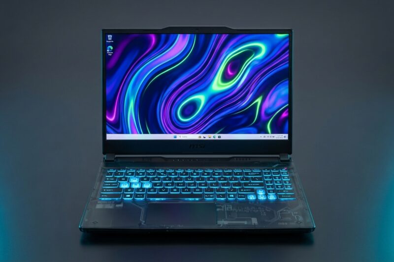 Test Laptop Gamingowy MSI Cyborg 15 [TEST] ⭐️ Cyberpunkowy styl i RTX 4050