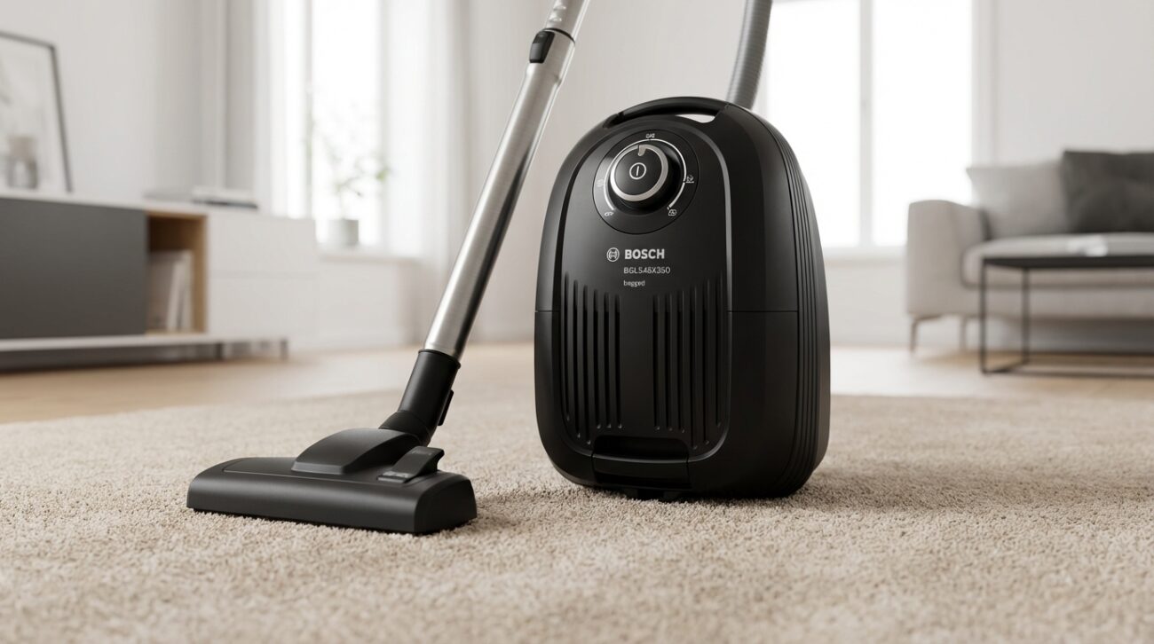 Test Odkurzacz workowy Bosch BGLS48X350 Serie 4 [TEST] ⭐️ Pogromca sierści z niemieckim rodowodem