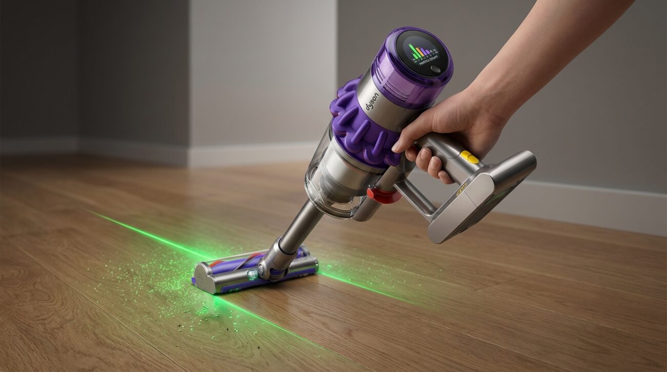 Test Odkurzacz pionowy Dyson V15 Detect Absolute [TEST] ⭐️ Laserowa rewolucja w sprzątaniu