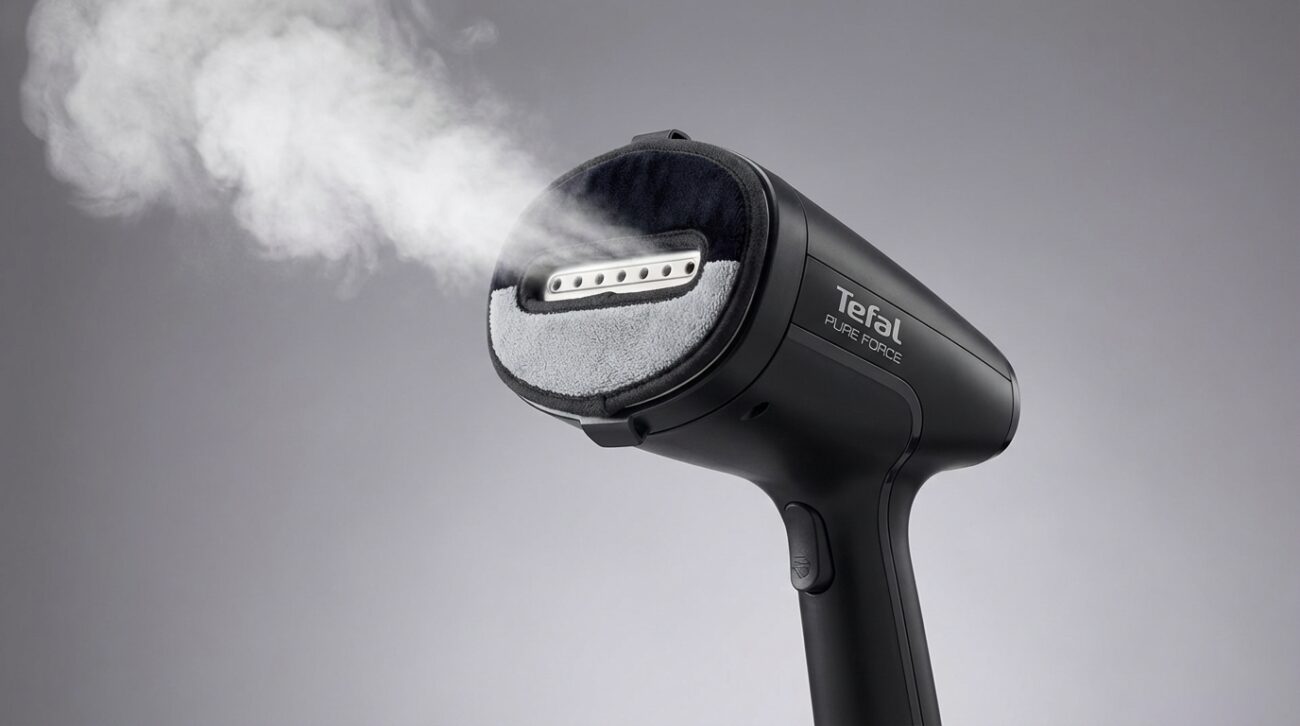 Test Parownica do ubrań Tefal DT8765E0 Pure Force 3w1 [TEST] ⭐️ Koniec z deską do prasowania?