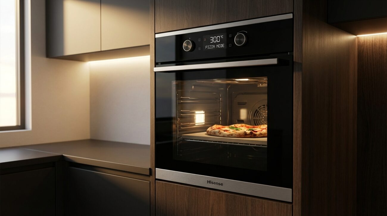 Test Piekarnik HISENSE BSA65334ABG8 [TEST] ⭐️ Pizza 300°C i para w dobrej cenie