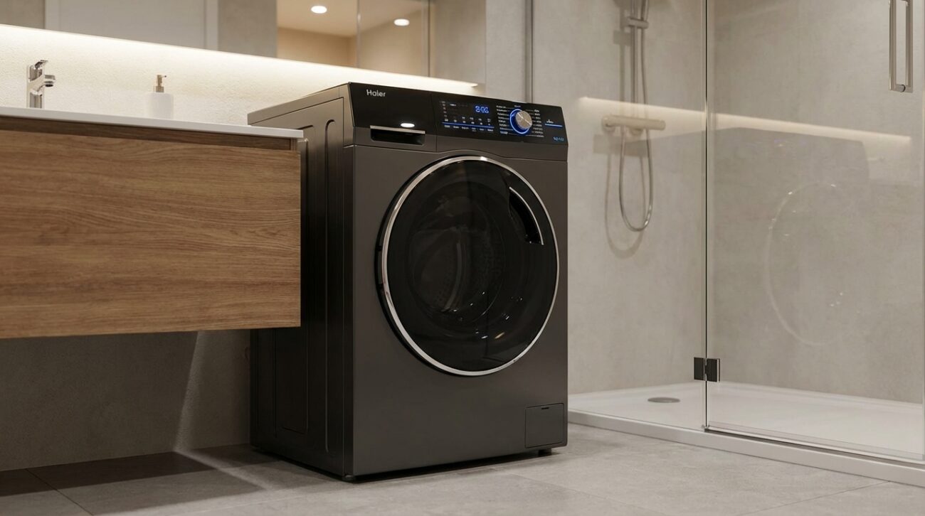 Test Pralko-suszarka Haier HWD80-BPD14MEPGTU [TEST] ⭐️ Elegancja i cisza w wersji Slim