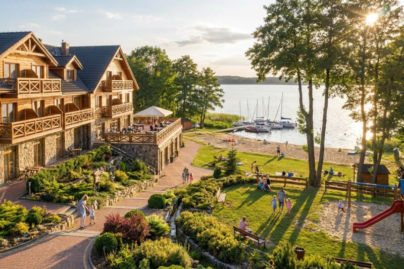 Ranking najlepszych hoteli rodzinnych w Giżycku 2026 – gdzie na Mazury z dziećmi?