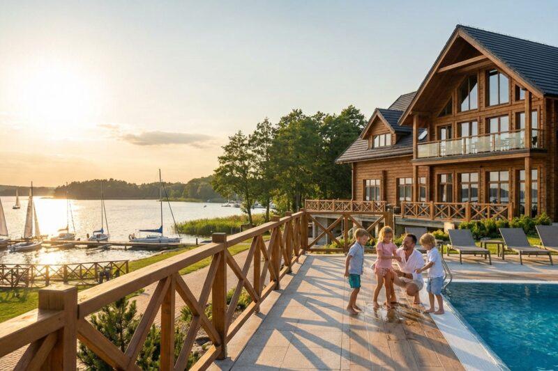 Ranking najlepszych hoteli rodzinnych w Mikołajkach 2026 – gdzie z dzieckiem na Mazury?