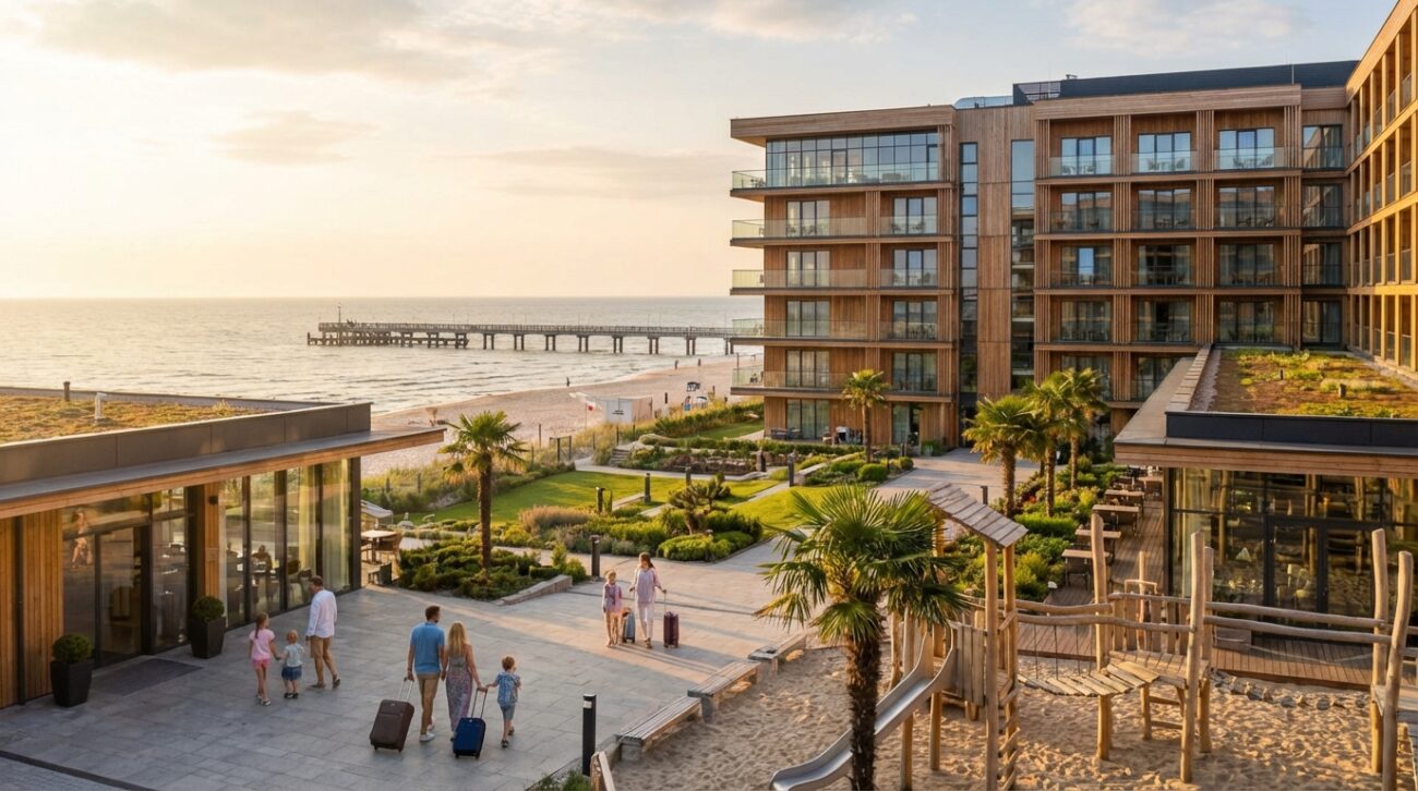 Ranking najlepszych hoteli rodzinnych w Międzyzdrojach 2026 - gdzie z dzieckiem nad morze?