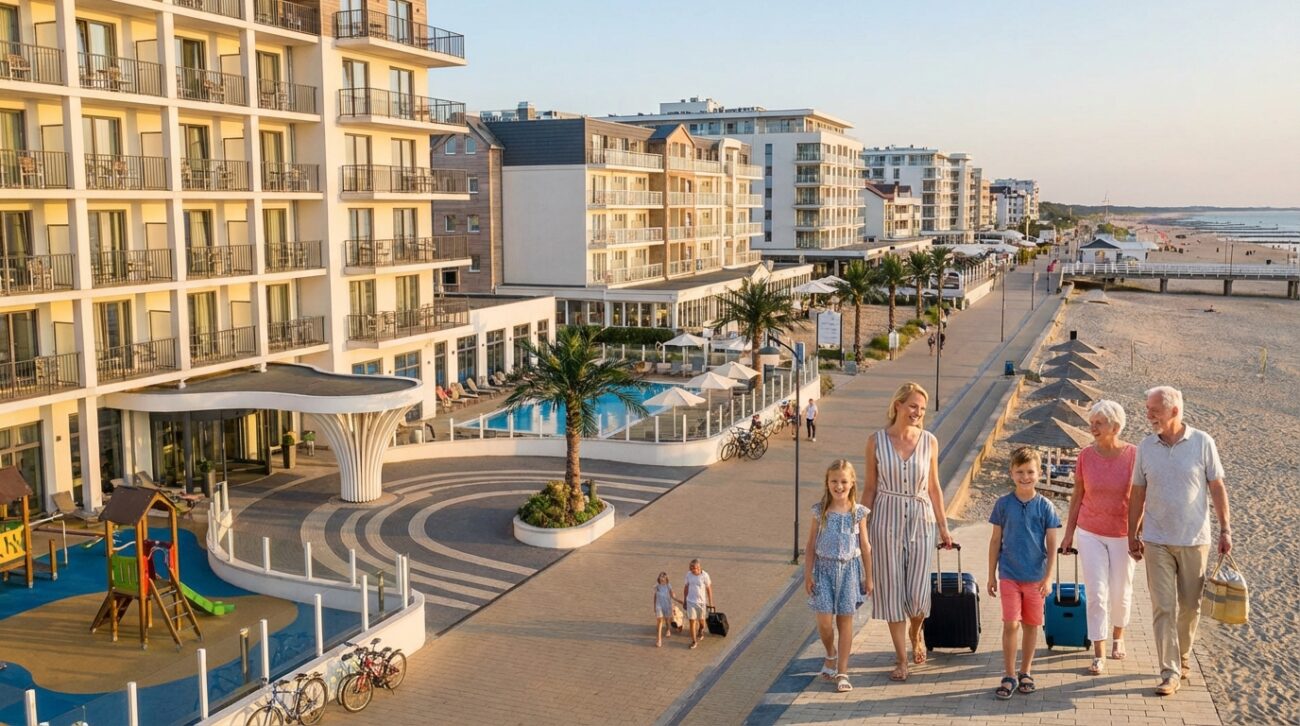 Ranking najlepszych hoteli rodzinnych w Kołobrzegu 2026 – gdzie z dzieckiem nad morze?
