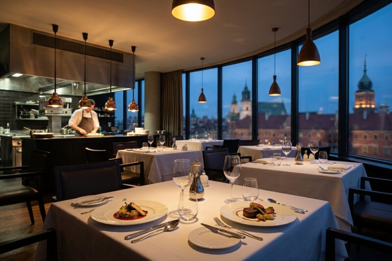 Ranking najlepszych restauracji w Warszawie 2026 – gdzie zjeść wybitną kolację?