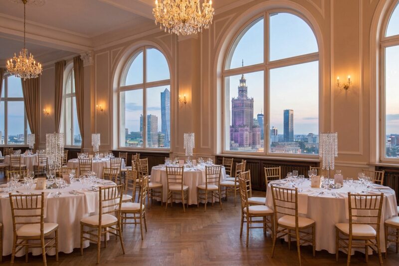 Ranking najlepszych sal weselnych w Warszawie 2026 – gdzie zorganizować wesele marzeń?