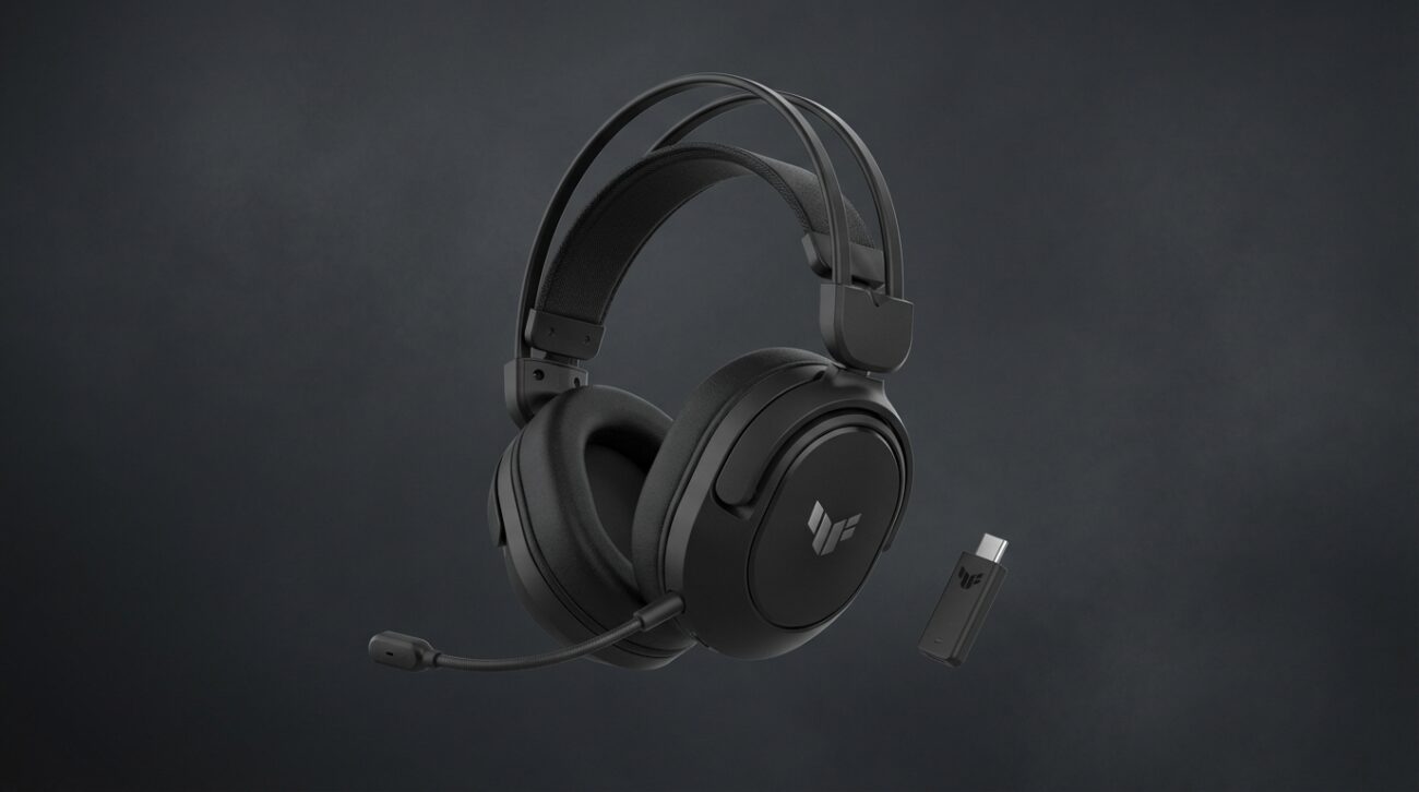 Test Słuchawki ASUS TUF Gaming H1 Wireless [TEST] ⭐️ Tani bezprzewodowy gaming