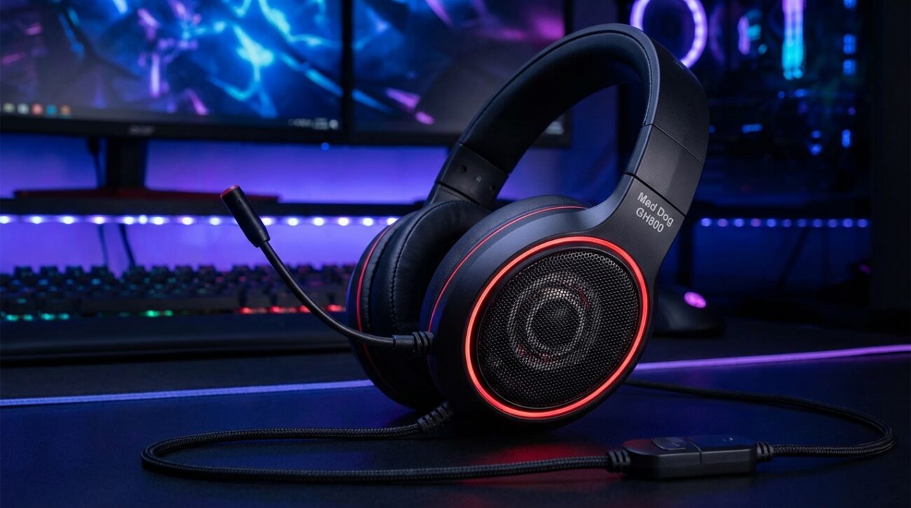 Test Słuchawki MAD DOG GH800 7.1 [TEST] ⭐️ Budżetowy bilet do świata dźwięku przestrzennego