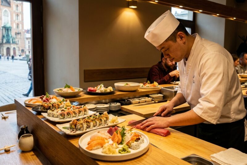 Ranking najlepszych restauracji sushi w Krakowie 2026 – gdzie zjeść najsmaczniejszą rybę?