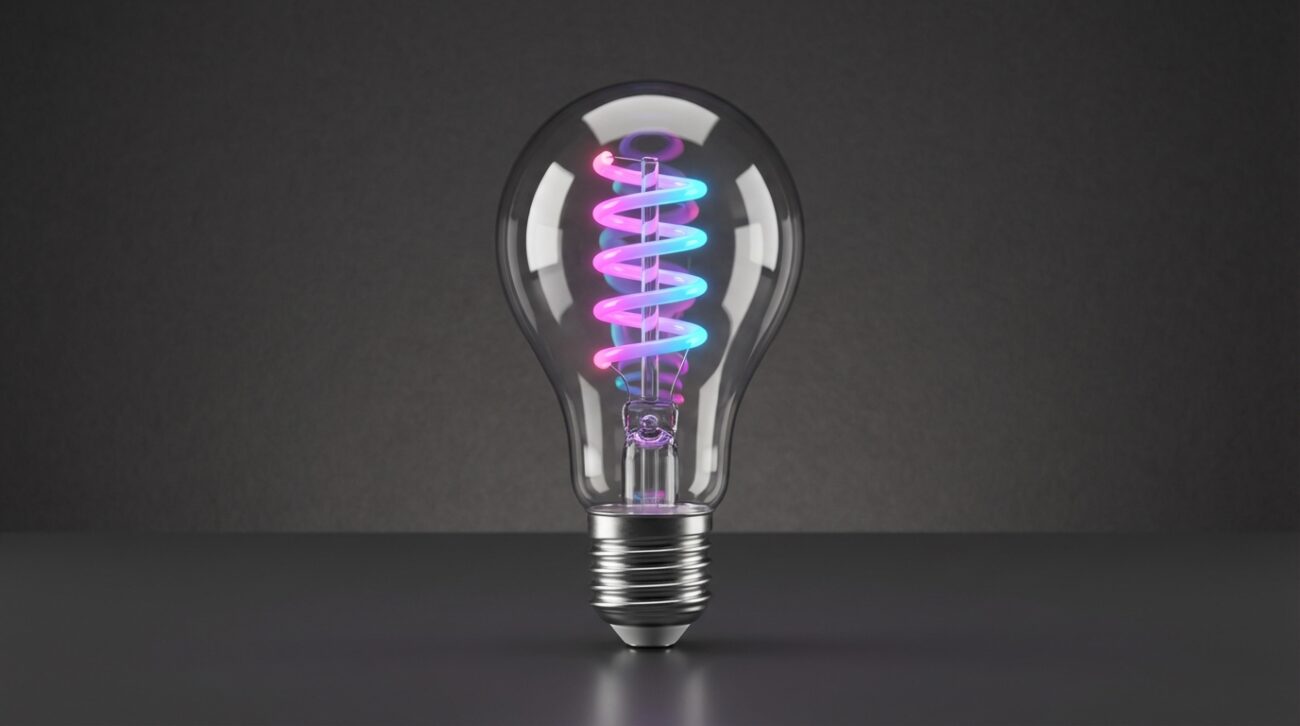 Test Inteligentna żarówka WiZ 929003267101 [TEST] ⭐️ Efektowny filament z oświetleniem RGB