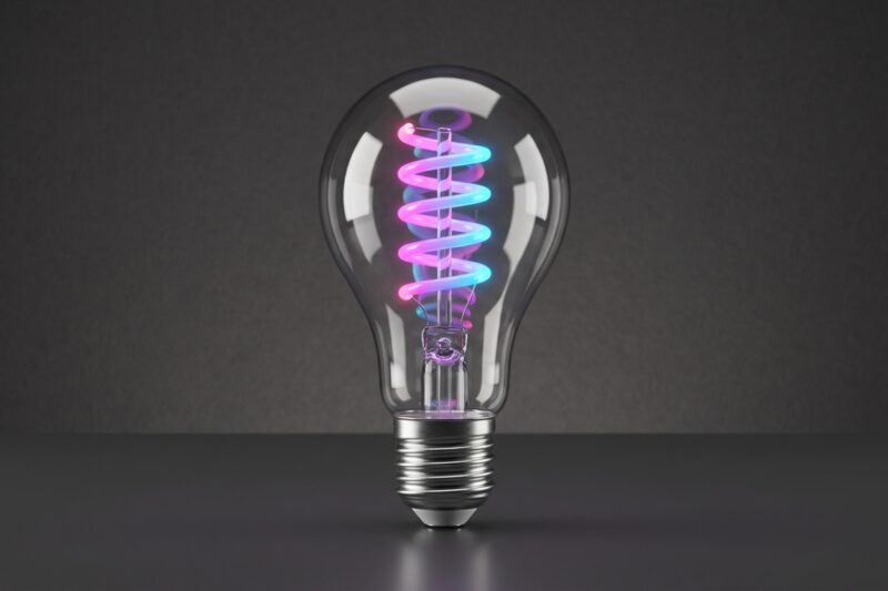 Test Inteligentna żarówka WiZ 929003267101 [TEST] ⭐️ Efektowny filament z oświetleniem RGB