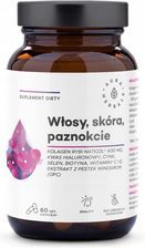 Kolagen rybi Aura Herbals Selen Cynk Biotyna kapsułki