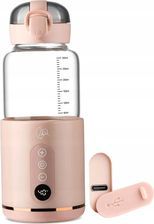 Przenośny podgrzewacz do butelek Mybabybottle różowy