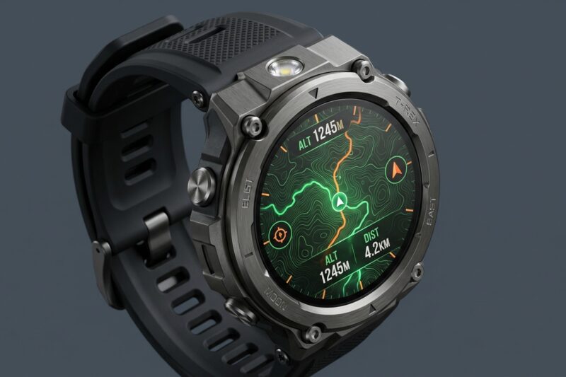 Smartwatch Amazfit T-Rex 3 Pro 48mm [TEST] ⭐️ Tytanowy twardziel, który rzuca wyzwanie gigantom