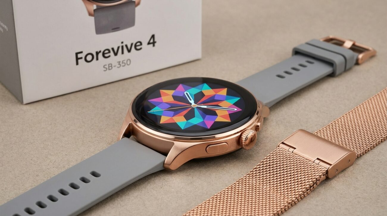 Test Smartwatch Forever Forevive 4 SB-350 [TEST] ⭐️ Stylowy asystent z dwoma paskami w zestawie