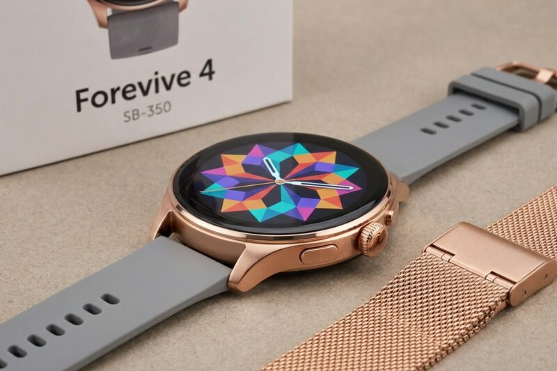 Test Smartwatch Forever Forevive 4 SB-350 [TEST] ⭐️ Stylowy asystent z dwoma paskami w zestawie