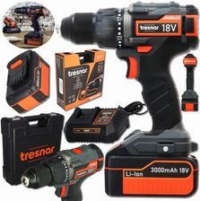 Wiertarko-wkrętarka z udarem Tresnar 18V 3.0Ah Li-Ion