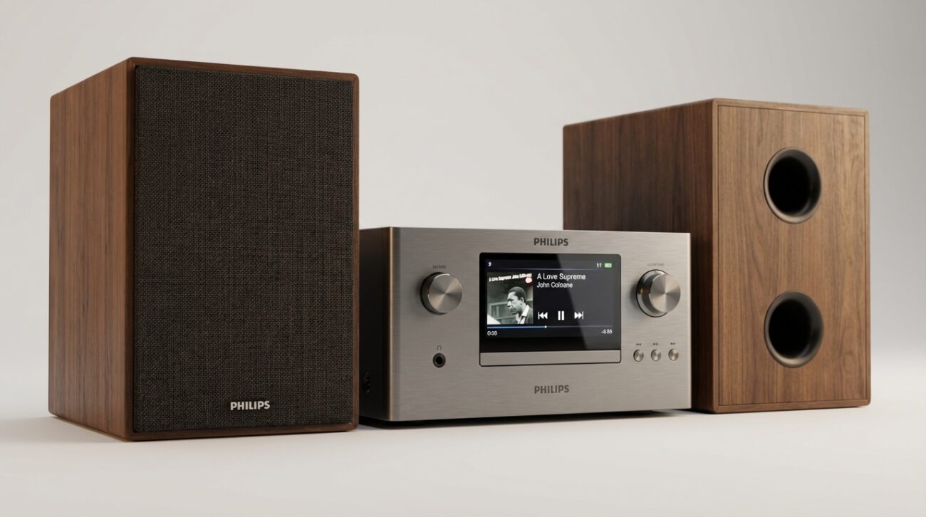 Test Wieża stereo Philips TAM8905/10 [TEST] ⭐️ Klasyczny design z ogromem funkcji sieciowych