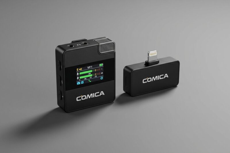 Zestaw bezprzewodowy COMICA BoomX-D MI1 [TEST] ⭐️ Profesjonalne audio dla Twojego iPhone’a