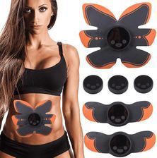 zestaw elektrostymulatorów 3x EMS na brzuch uda nogi