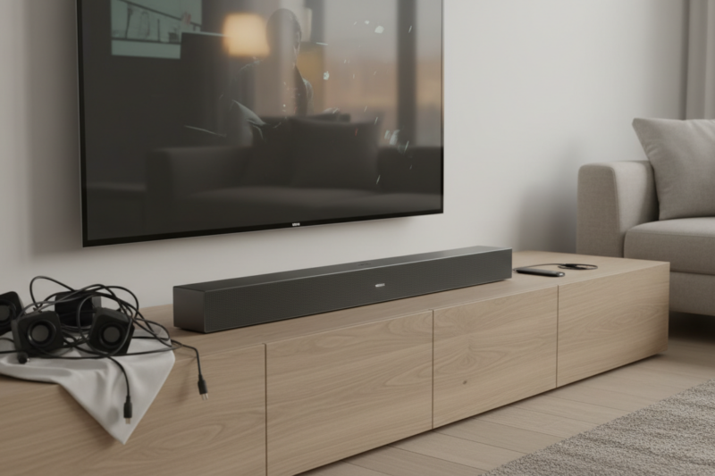 Jak wybrać soundbar, który poprawi dźwięk bez rozstawiania kina domowego?