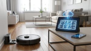Czy robot sprzątający może wysyłać mapę mieszkania do chmury?